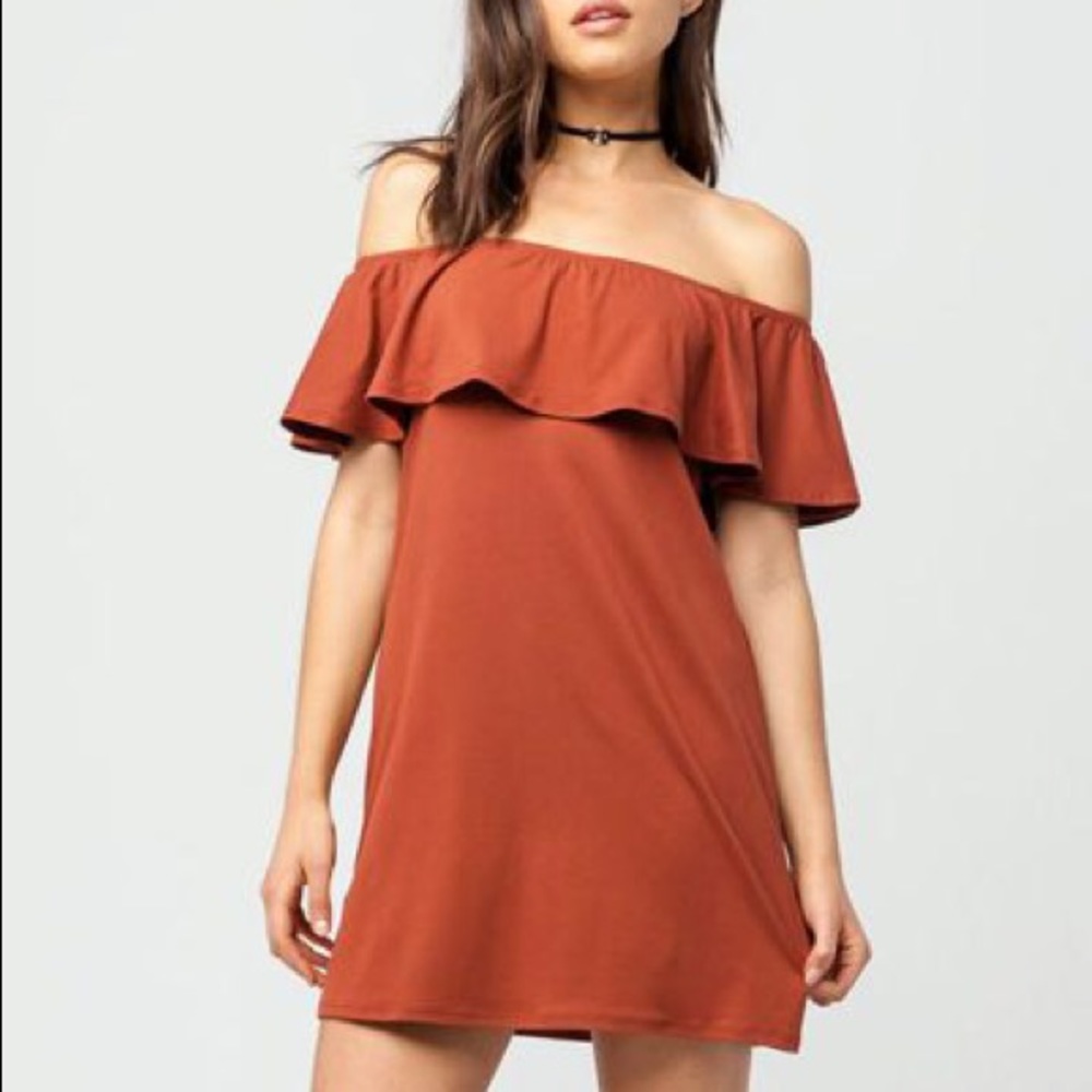 Full Tilt off the shoulder dress